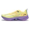 Кроссовки Li Ning Super Lightweight 21 с высокой упругостью, амортизацией, дышащие, низкие, женские, кроссовки, желтые, фиолетовые, ARBU002-42