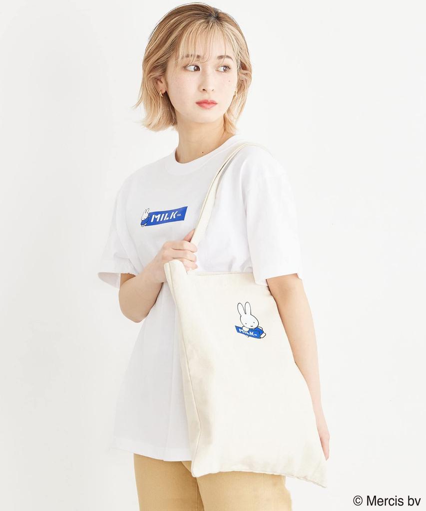 [MILKFED.] MIFFY TOTE Женская сумка, Белый, Один размер