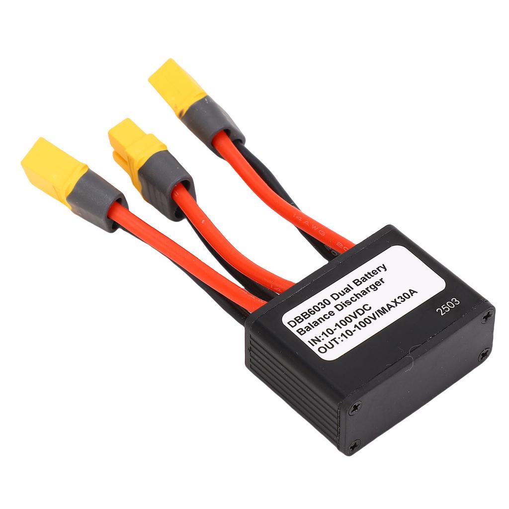 Электрический преобразователь разряда двойной батареи 30А 1000 Вт Переключатель-балансир двойного аккумуляторного блока с портом зарядки для велосипеда