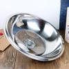 28/30/32/34/36/38CM Wok Cover Universal Frying Pan Lid Stainless Steel Visible Pot Lid  Household