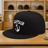 Полиэстеровая бейсболка с принтом "Капитан Якорь", регулируемая кепка-snapback, повседневная уличная одежда для взрослых