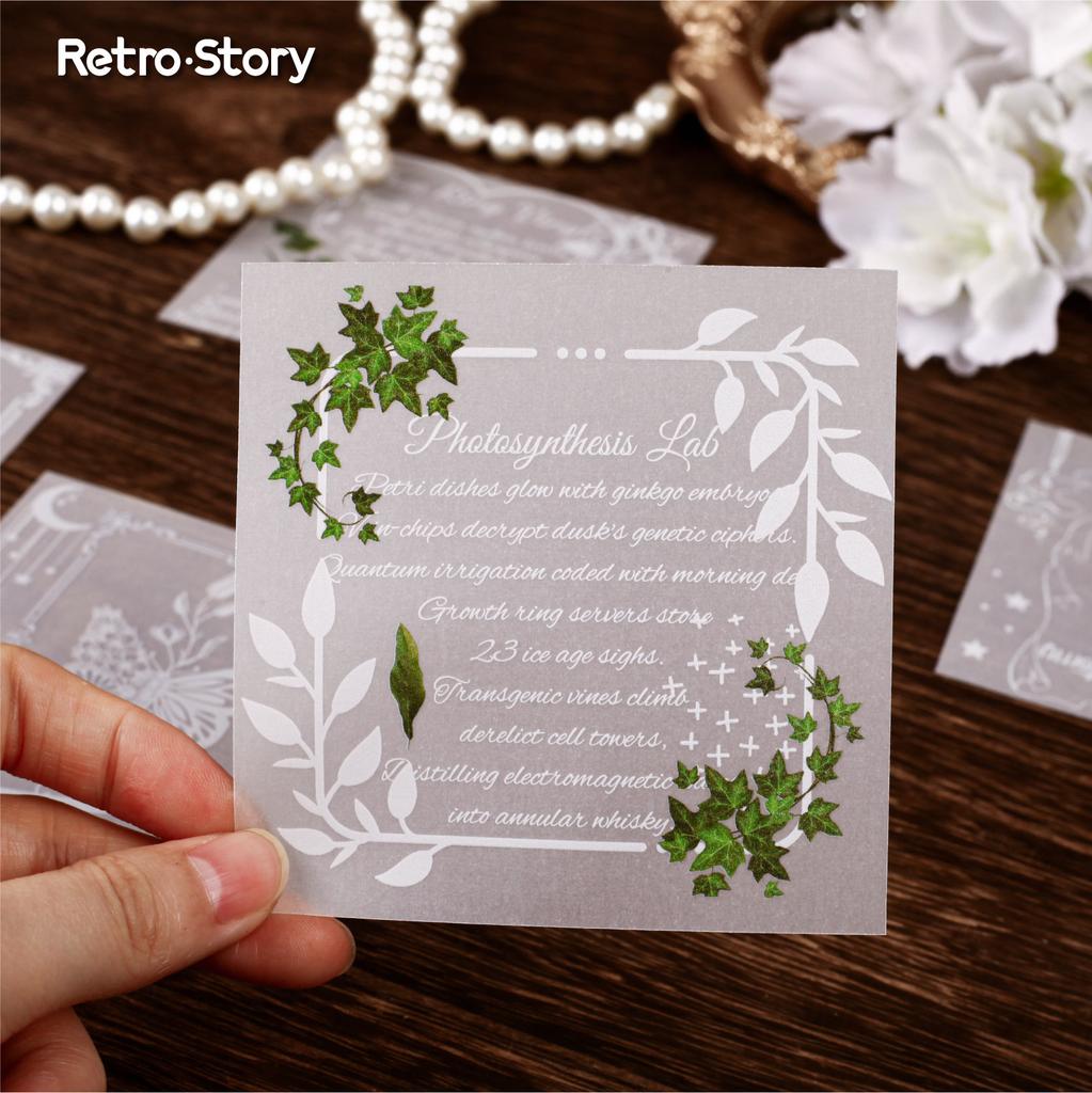 20pcs/lot Memo Pads Material Paper Xi language Junk Journal diary Scrapbooking Cards Background Decoration Paper