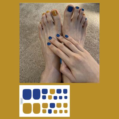 6 листов/набор быстрых ногтей однотонные наклейки для ногтей полное покрытие маникюр своими руками готовые накладные наклейки для ногтей