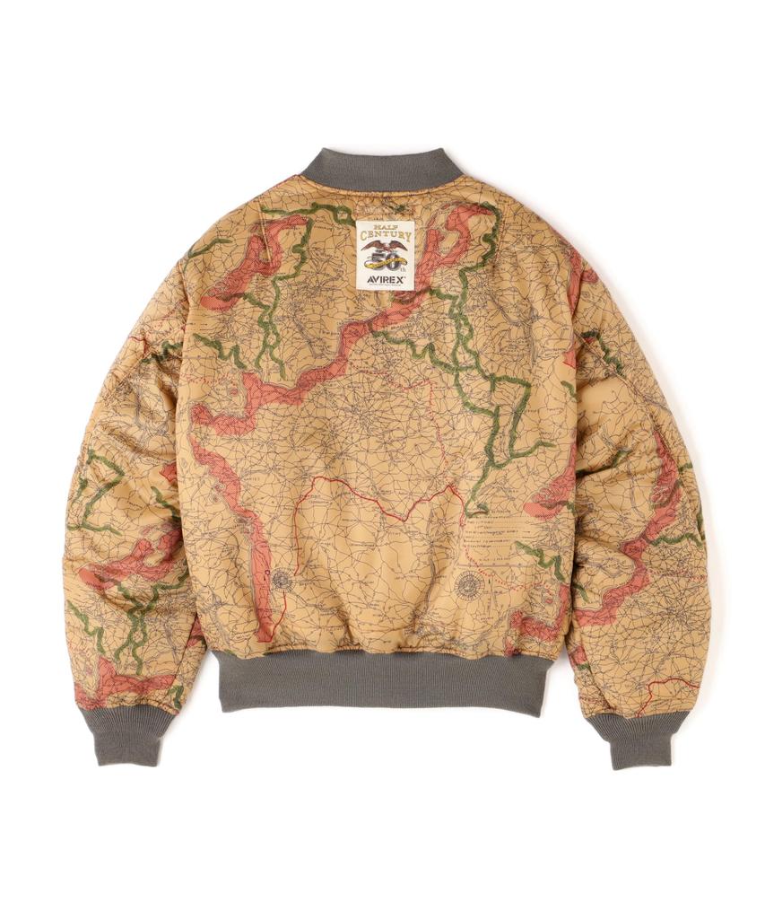 50-летний юбилей SIGNATURE БОЛЬШОЙ ЛОГОТИП Signature Большой Логотип M 401 Шалфей [Avirex] MA-1 MA-1 Мужской 783-5952019