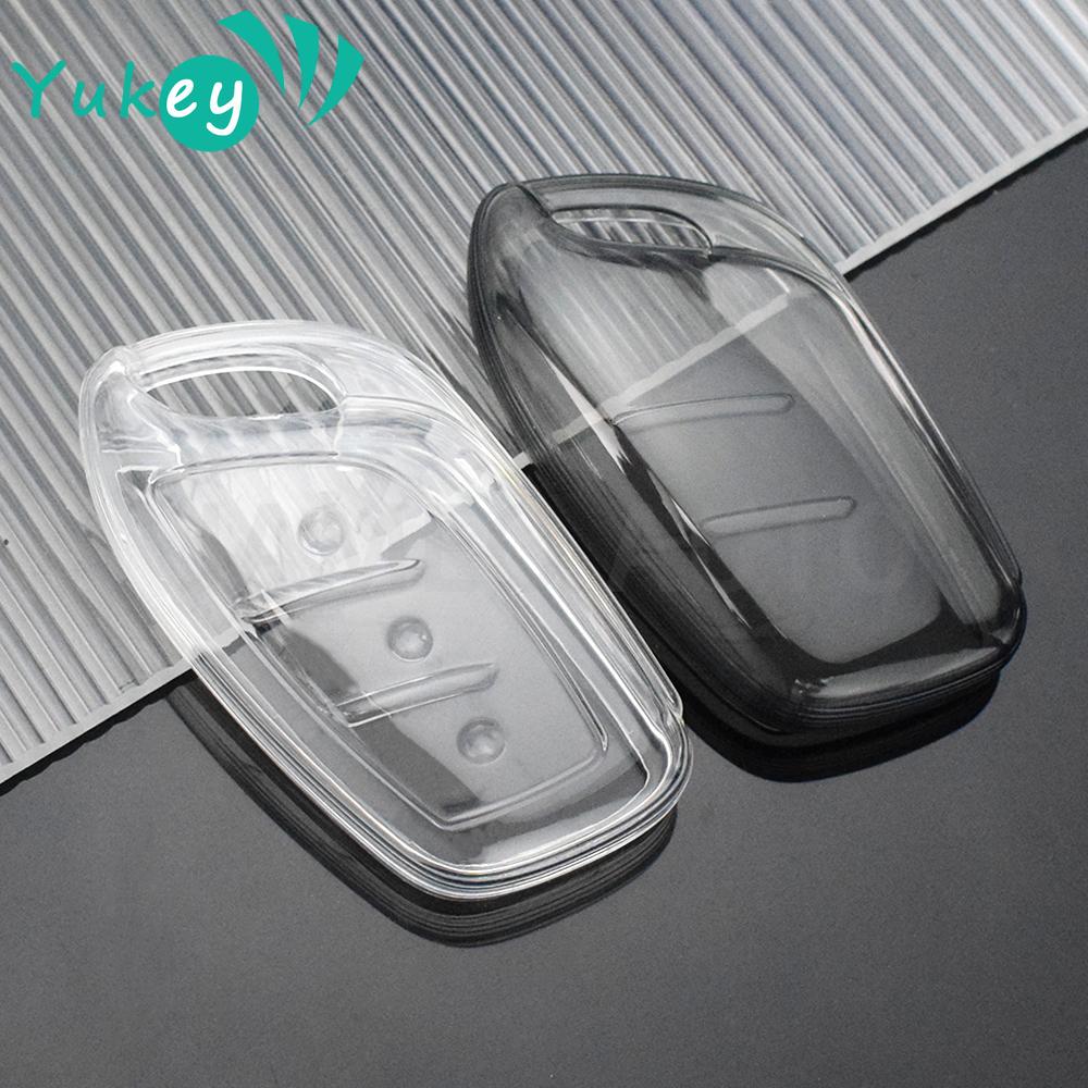3 Buttons Transparent Fob Key Cover Case For MG 4 2023 Mg4 Ev MG HS GT ZS EV ZX MG5 MG6 for Roewe RX3 RX5 RX8 ERX5 I6 I5