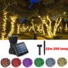 LED Solar Lamp String All Over 8-Function Festival Garden Decoration 22M200 Lamp