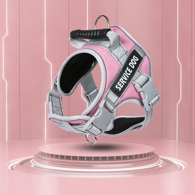 Шлейка для собак, жилет для лабрадора-ретривера, нагрудная одежда, веревка для средней и большой собаки, светоотражающая регулируемая одежда для прогулок на открытом воздухе, товары для домашних животных