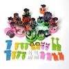 Stainless Steel Fruit Cutter Set 40 Pcs with PE Hand Guard Kitchen Garnish Tool for Kids DIY