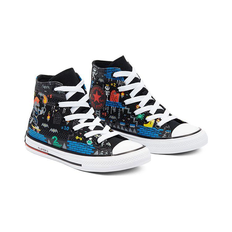 Converse Chuck Taylor All Star Высокие парусиновые кеды Детские кроссовки Черные 670212C