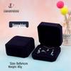 Velvet Octagonal Jewelry Box: Multi-use Storage for Rings, Earrings, Necklaces