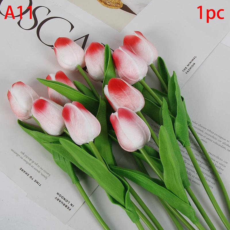 1 шт. тюльпаны искусственные цветы настоящие сенсорные цветы тюльпан букет декор поддельные тюльпаны цветок для домашнего свадебного украшения