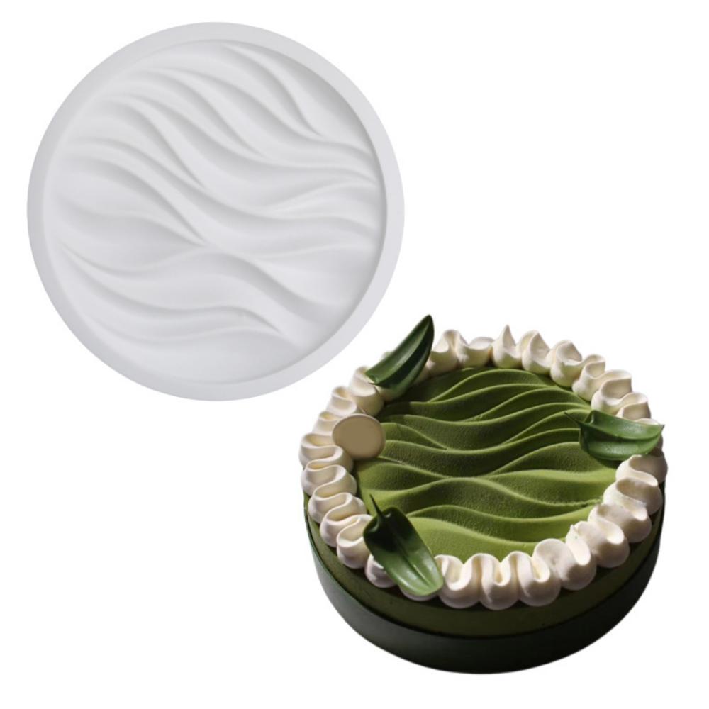 2 формы для торта с ровной круглой волной и пескоструйной обработкой формы для мусса