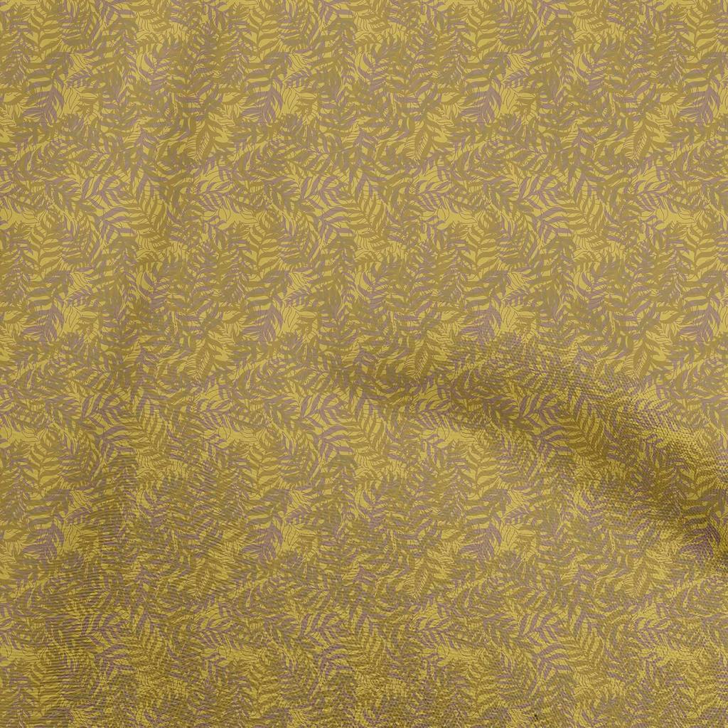 oneOone Cotton Flex Pear Green Fabric Leaves Diy Clothing Quilting Fabric Print Fabric By Yard 40 Inch