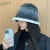 Зимняя теплая шапка-ушанка, морозостойкая шапка-рыбак, милая кепка-ведро, осень/зима