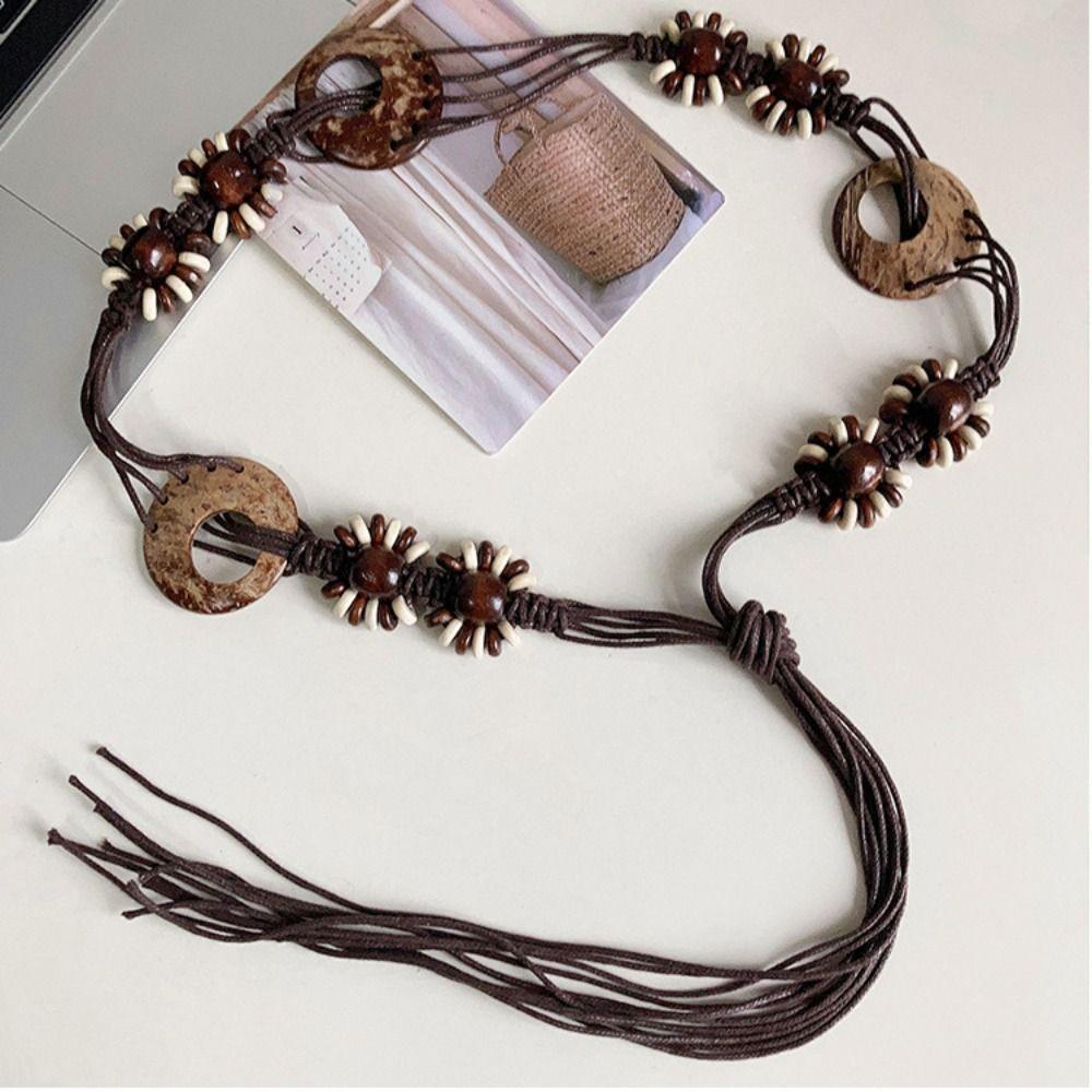 Bohemian Tie Rope Waist Belt Luxury Design Waist Strap Trend Punk Waistband