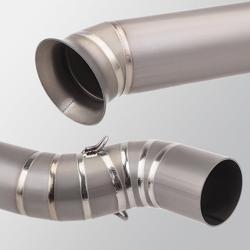 Слипон для CFMOTO 800MT 800 mt CF800-5A 2021 2022 Мотоциклетный Выхлоп Escape Moto Модификация Титановый сплав Средняя труба Соединительная трубка