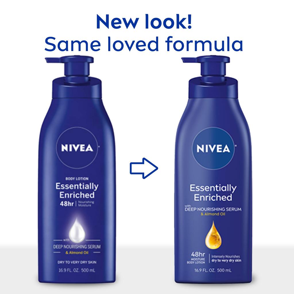 Nivea Essentially Concentrated Body Lotion Oz Oz 16.9 (2 Pack) 16.9 (2 Pack)