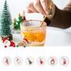 Home Decor Xmas Gifts Christmas Tableware Stainless Steel Table Ornament Coffee Spoon