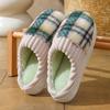 2025 New Cotton Slippers Autumn and Winter Couples Thick Bottom Piled Thickened Wear-resistant Home Warm Cotton Slippers