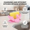 3D-печатная подставка для губок Держатель для кухонной губки Слив и сушка для кухонной раковины Столешницы
