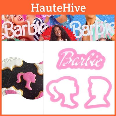 Createklat Барби Принцесса Форма для печенья Неправильной формы Пластиковый набор инструментов для выпечки Для DIY украшения торта