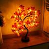 LED Artificial Flower Tree Table Lamp Romantic Bonsai Fairy Night Lights USB Powered Wedding Valentine Home Party Decoration