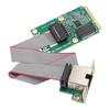 Сетевая карта Mini PCI‑E с погнутым контактом Gigabit Однопортовая Чип I210AT GBE Ethernet RJ45 Карта расширения сети