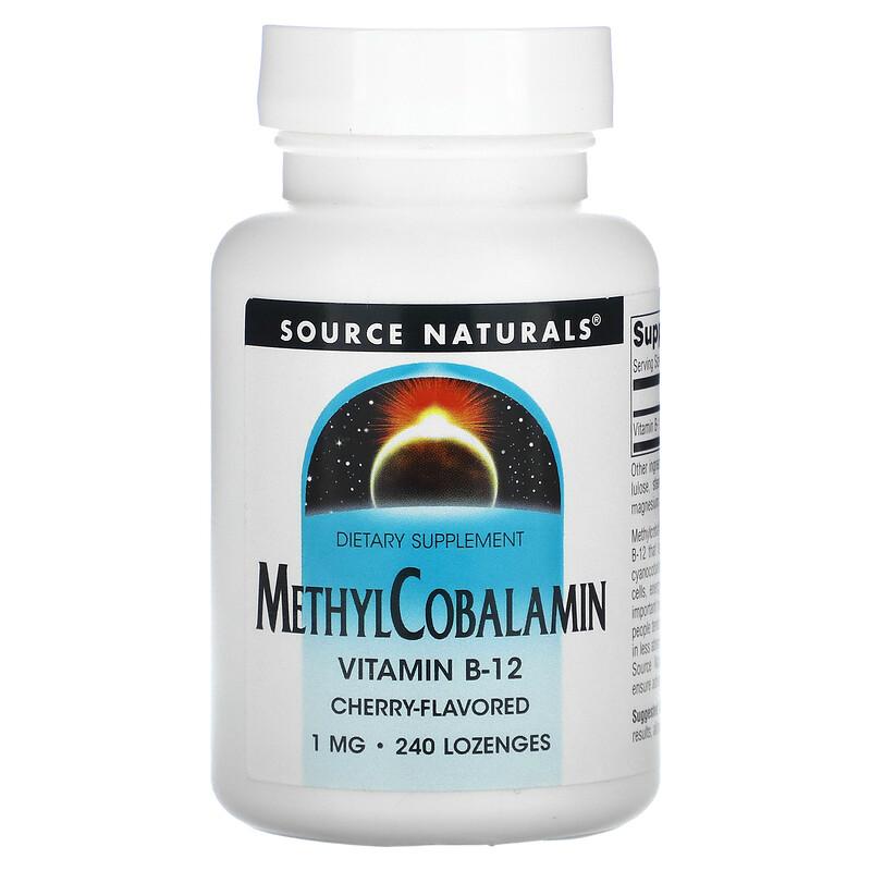 MethylCobalamin, Cherry, 1 mg, 240 Lozenges