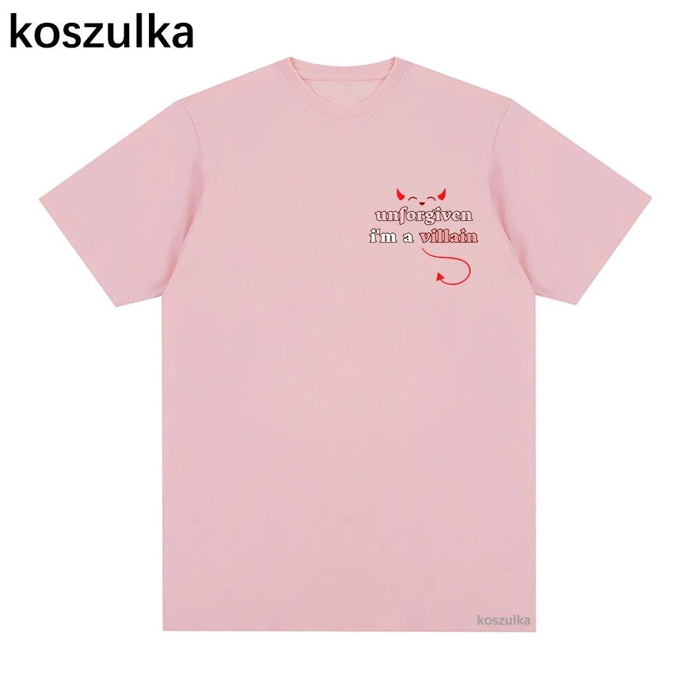 Kpop Unforgiven Le Sserafim футболка 2023 унисекс Harajuku эстетическая забавная футболка с рисунком унисекс Повседневная хлопковая футболка большого размера