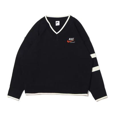 Пуловерный свитер с v-образным вырезом в полоску и принтом, мужские топы, черный DX0009-010