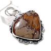 Подвеска из натурального драгоценного камня Noreena Jasper, ручная работа, серебро 925 пробы, 1,89 дюйма, B8U72
