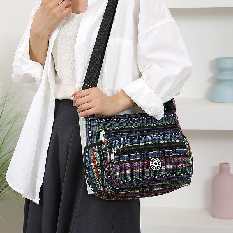 Сумка через плечо Большая вместительная сумка для мамы из ткани Оксфорд Легкая повседневная женская сумка Сумка для мобильного телефона Холщовая сумка