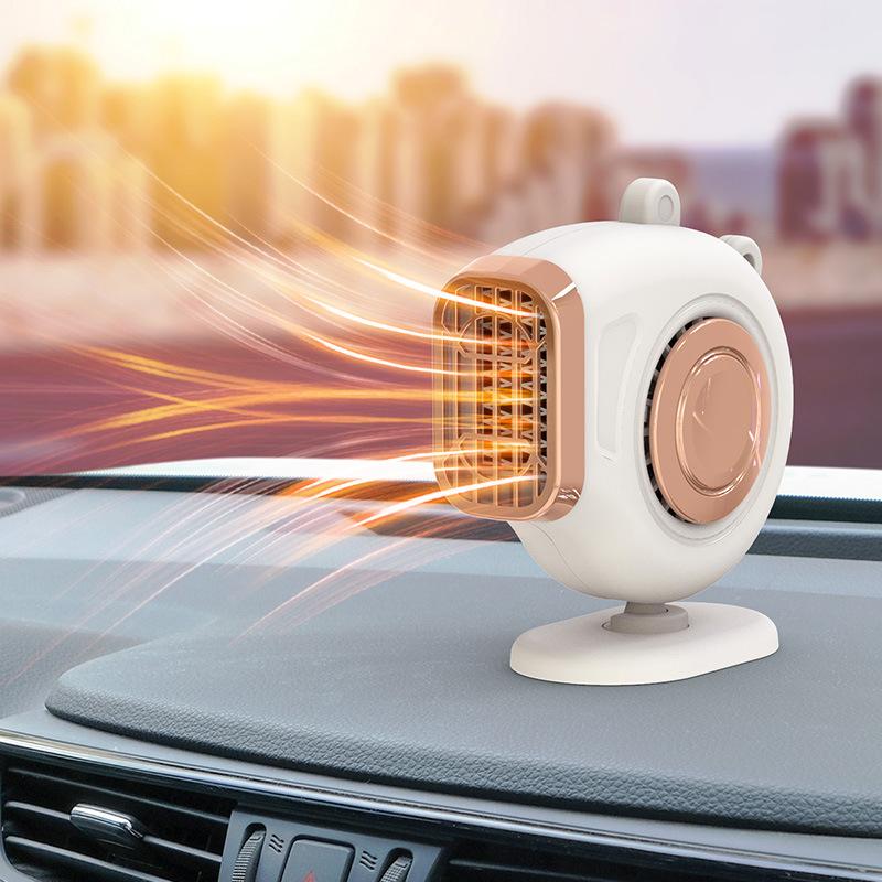 Little Sun Car Heater 12V/24V Car Heater Car Creative Quick Heating Mini Hot Fan