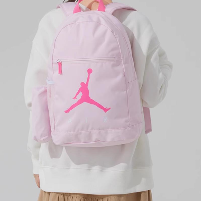 New Jordan Polyester Backpack Women's Pink JD2523015GS-003