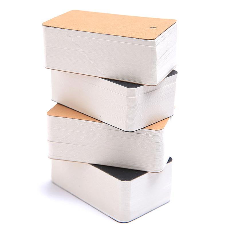 100 листов крафтовой бумаги, пустые карточки, с кольцами для переплета, спиральные блокноты, мини-блокноты, учебные карточки, книга, кавайная канцелярия