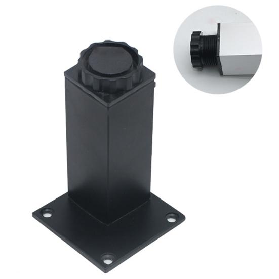 Сверхмощные антикоррозийные ножки шкафа из алюминиевого сплава, регулируемая высота, квадратная мебельная ножка, шкаф