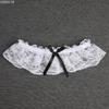 Wedding Garter Lace Floral Sexy Leg Garter Belt White Bowknot Bridal Lingerie Lace Leg Ring Loop Party Cosplay Suspender