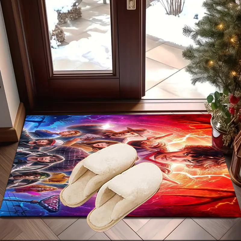 Stranger Sci-fi Adventure Carpet, Chair Rug,Rug for Office Bedroom living rooms, Doormat decor Fan Gift Christmas Gift