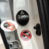 4pcs Car Door Lock Cover Protection Stickers Case for Mitsubishi Ralliart Pajero Sport Outlander ASX Lancer EX Eclipse Mirage