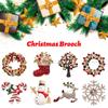 Стразы Модные украшения Рождественский подарок Рождественская брошь Значки Броши Значки Елка
