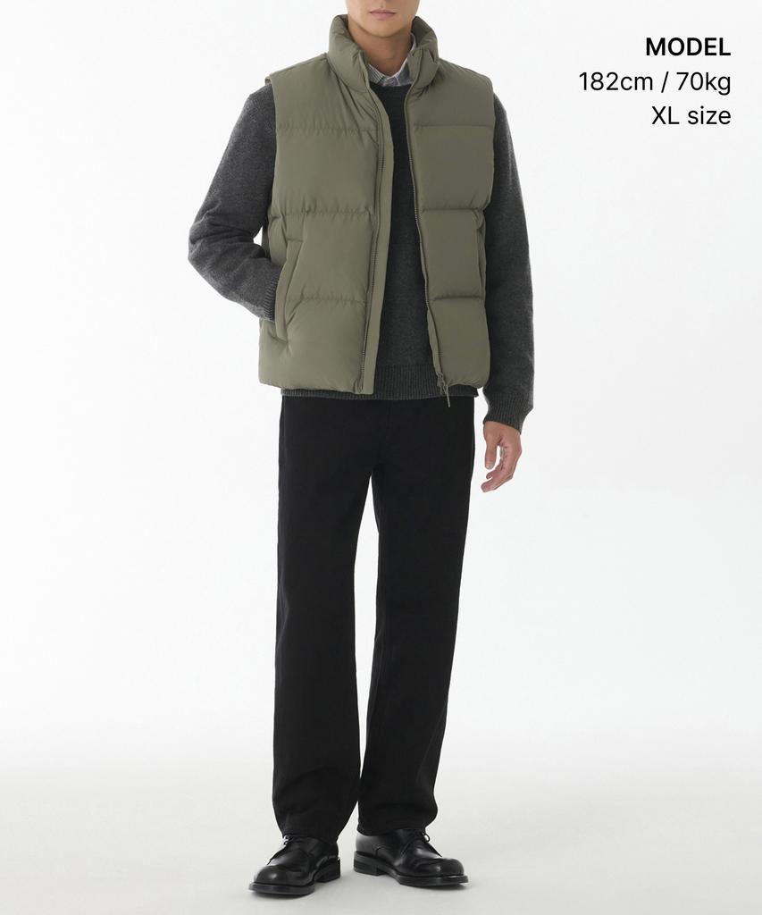 Musinsa Standard Down Puffer Vest [Khaki]