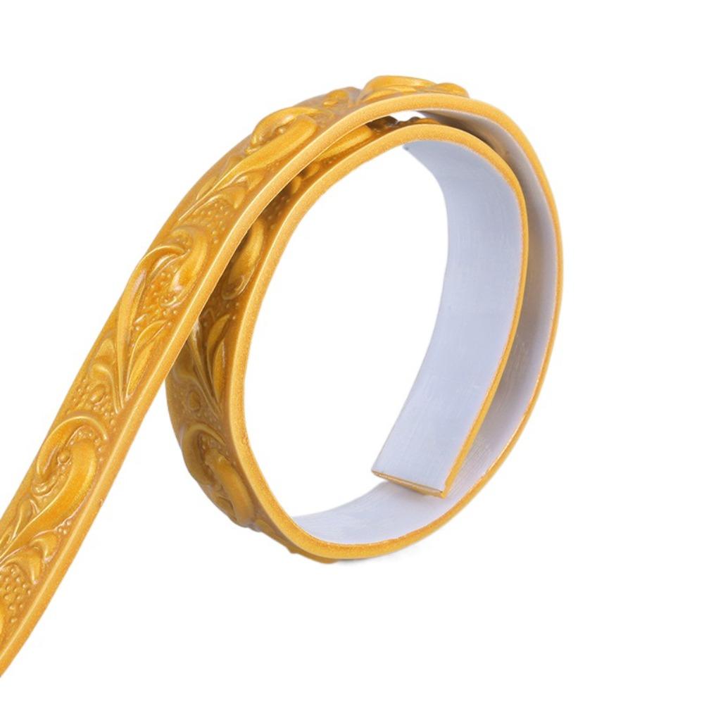 Дизайн интерьера Самоклеящийся настенный молдинг Гибкий плинтус Отклеивающийся и приклеивающийся Рамка для зеркала 5 м ПВХ Кромка для плитки Потолок