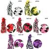 Home Decor Garland Vine Artificial Flower Silk Violet Rattan Garden Wall Hanging Plant