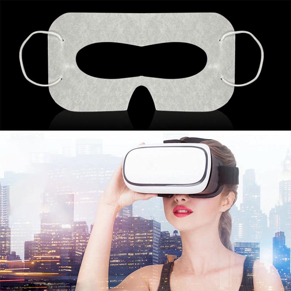 100Pcs Disposable VR Mask Breathable VR Eye Covers Sweat Guard VR Sweat Mask for Meta Quest 3S VR Headset Accessories