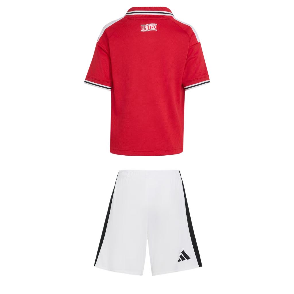 adidas Повседневный спортивный костюм Манчестер Юнайтед Сезон 26/27 Домашний Комплект из 2 предметов Детская спортивная одежда KC4784