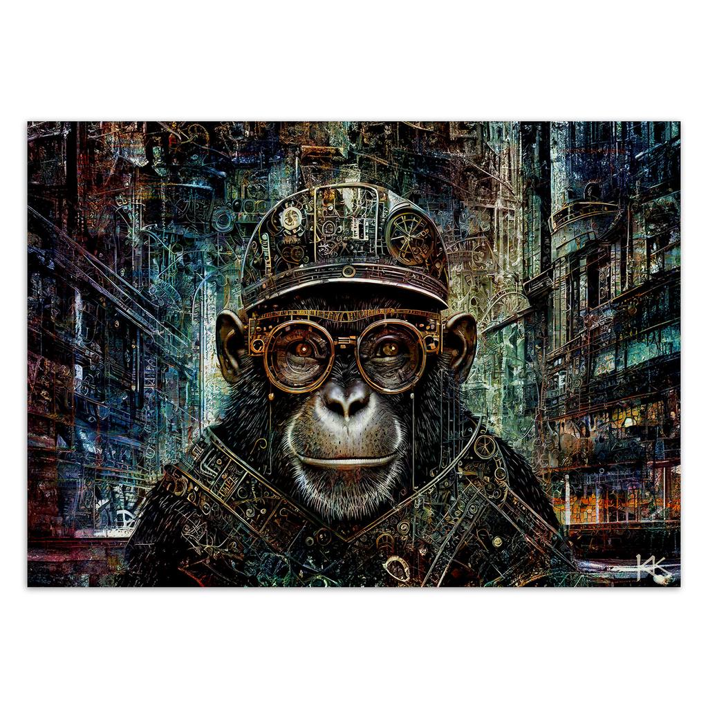 Wallpaper Abstract monkey