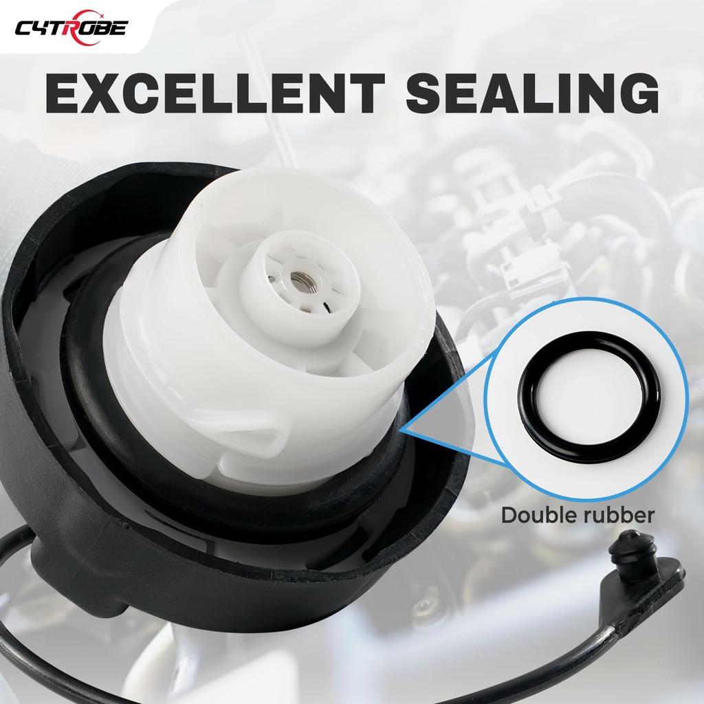 Gas Cap Fuel Cap Compatible With 1998- Dodge Challenger Caliber Avenger Journey Dakota Ram 1500 2500 3500 Chrysler 200 300 Sebring Pacifica Jeep