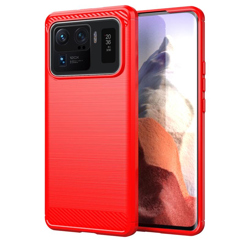 Для Xiaomi Mi 11 Ultra чехол противоударный бампер мягкий силиконовый тонкий чехол из углеродного волокна для телефона Xiaomi Mi 11 12 Ultra чехол