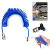 Blue Heavy Duty Air Dust Collector Blow Gun Truck Lorry Lorry Truck Dust Cleaner 5M Hose
