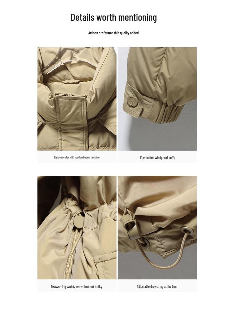 Women's Winter Plus Size Mid-Length Fox Fur Hooded Down Jacket with Large Collar